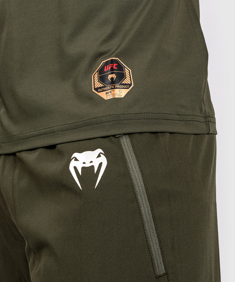 Venum UFC AdrenalineFight Week Mens Dry-tech T-shirt Khaki Bronze size