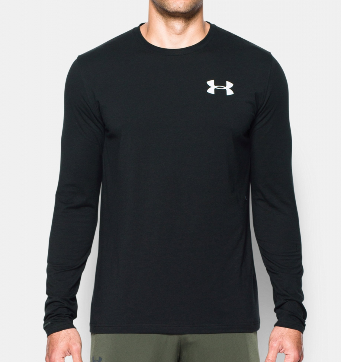 Лонгслив Under Armour Vertical Wordmark Long Sleeve T-Shirt Black