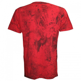 Футболка Silver Star Keffiyeh Premium Silicone Washed T-Shirt - red, Фото № 2