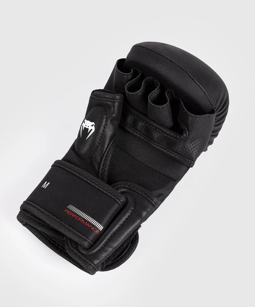 Venum Tactical XT Sparring Gloves - Black/Fire Red photo