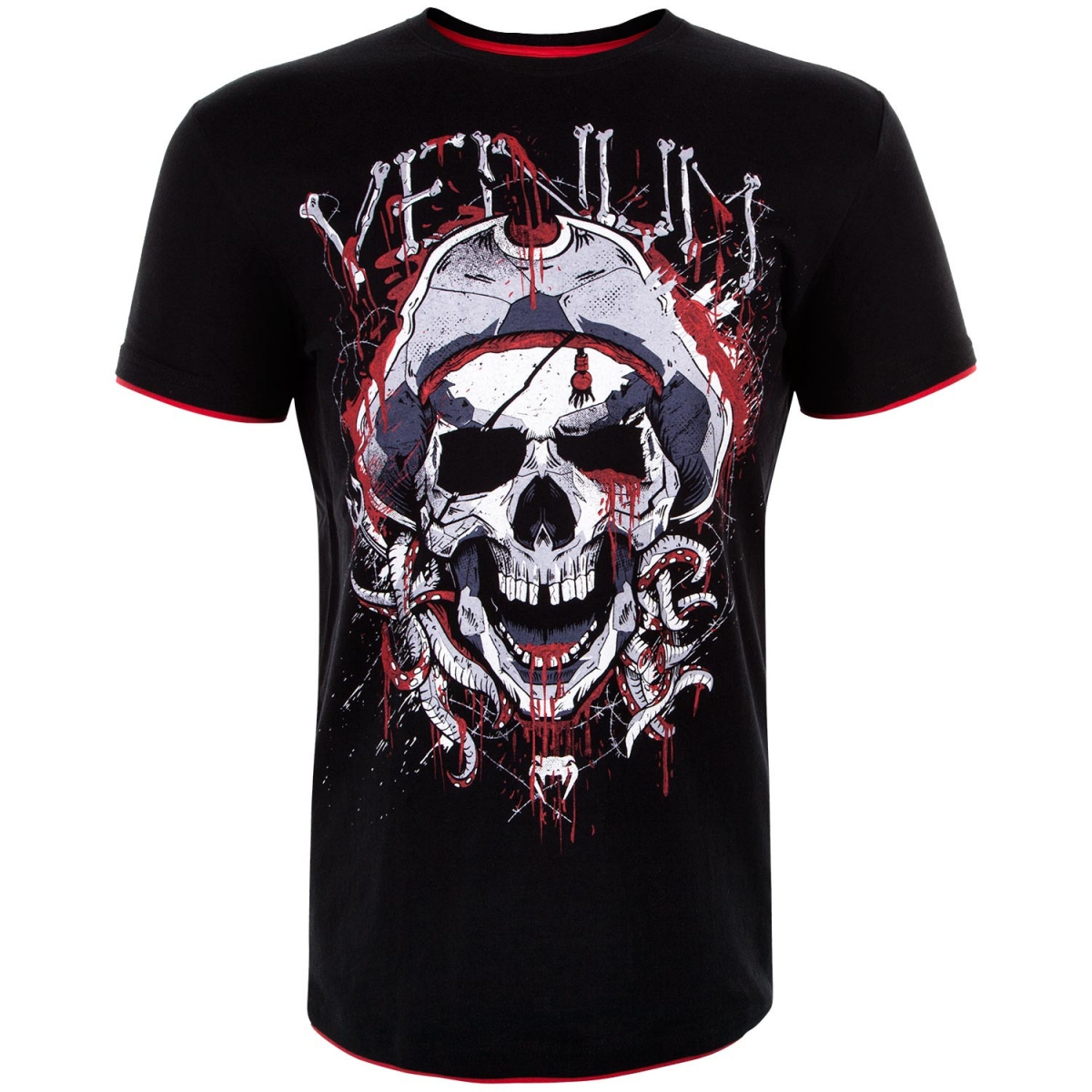 Футболка Venum Pirate 3.0 T-shirt Black Red