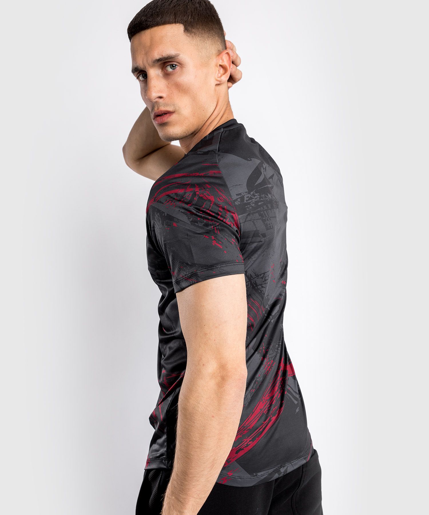 Тренувальна футболка Venum UFC Authentic Fight Week 2.0 Mens Dry Tech Black оригінал