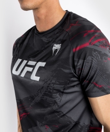 Тренувальна футболка Venum UFC Venum Authentic Fight Week 2.0 Mens Dry Tech T-shirt Black, Фото № 6