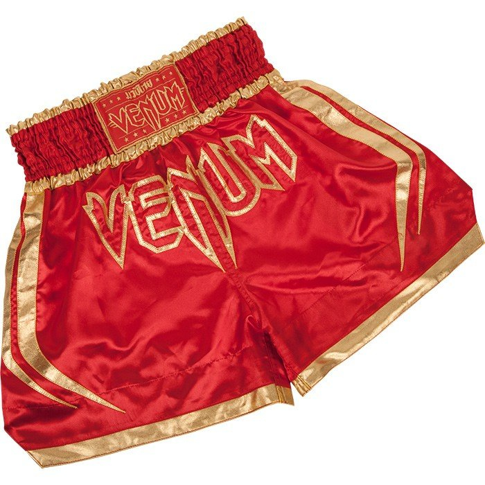 Шорты для тайского бокса Venum Korat Muay Thai - Red Gold