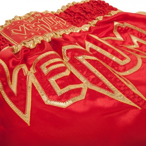 Shorts for Thai boxing Venum Korat Muay Thai - Red Gold photo