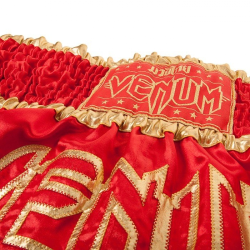Shorts for Thai boxing Venum Korat Muay Thai - Red Gold size