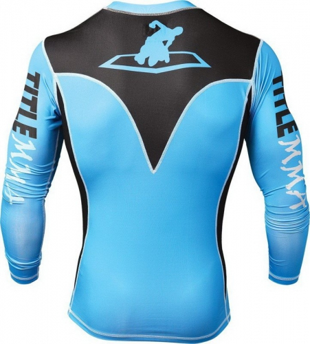 Детский рашгард Title MMA Intensity Rash Guard Royal-Black купити