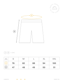 Casual shorts MANTO Shorts Logo Black price