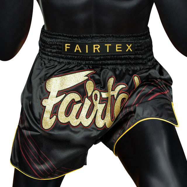 Тайські шорти Fairtex BS1925 Mr. X Black Red ціна
