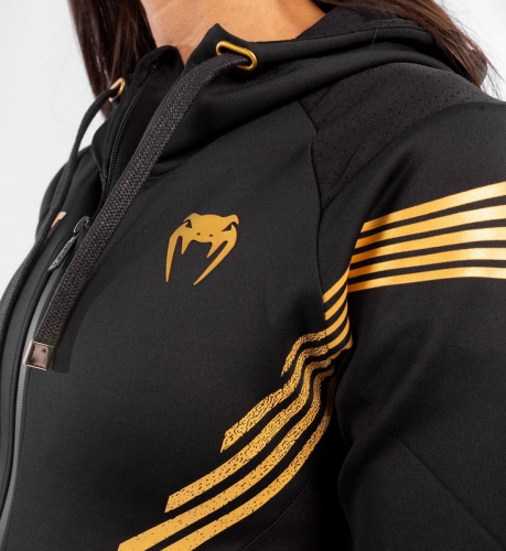 Женская толстовка Venum Authentic UFC FightNight Black Gold оригинал
