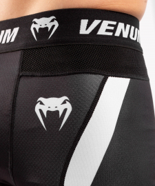 Компрессионные шорты Venum Nogi 3.0 Vale Tudo Shorts Black White, Фото № 3