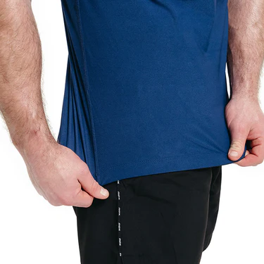 Компресійна футболка RDX M1 SWEAT T-SHIRT MEN Navy Blue фото