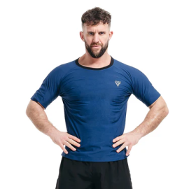 Компресійна футболка  RDX M1 SWEAT T-SHIRT MEN Navy Blue