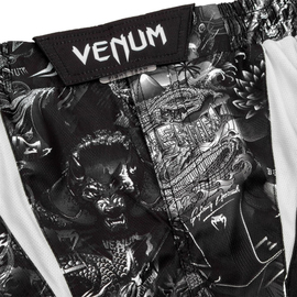 Шорти для ММА Venum Art Fightshorts Black White, Фото № 5