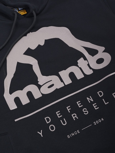 MANTO Hoodie Elements Black sweatshirt size