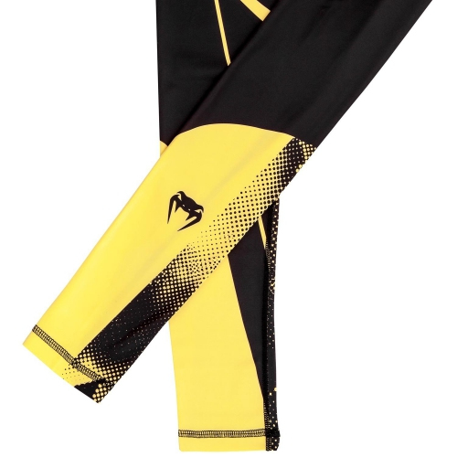 Компресійні штани Venum Technical Spats Black Yellow де купити