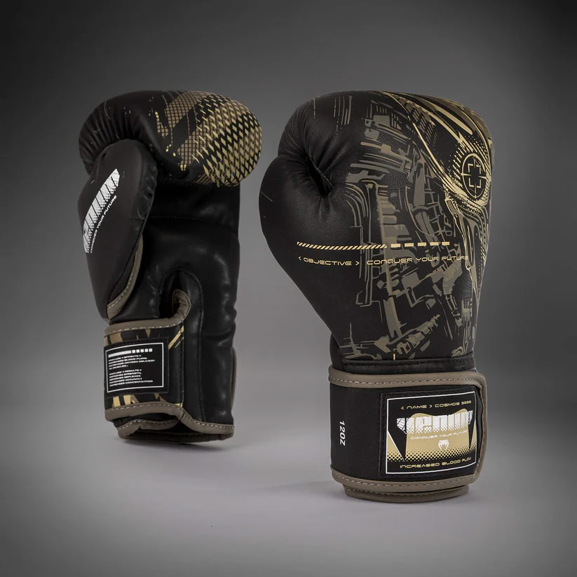 Боксерські рукавиці Venum Invader Boxing Gloves Black Sand купити