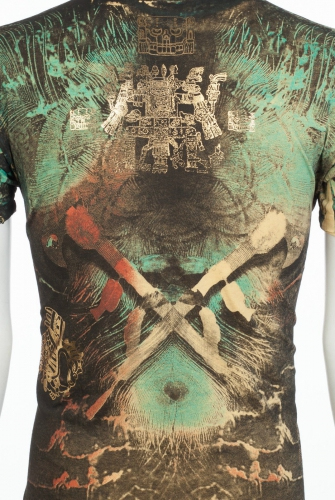 Футболка Affliction Parrot Yellow T-shirt фото