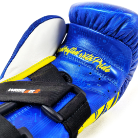 Снарядные перчатки Rival RFX-Guerrero Intelli-Shock Bag Gloves P4P Edition Blue Yellow, Фото № 6