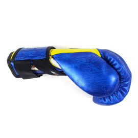 Снарядні рукавиці Rival RFX-Guerrero Intelli-Shock Bag Gloves P4P Edition Blue Yellow, Фото № 3
