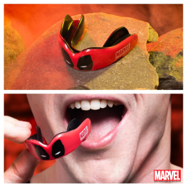 Капа SafeJawz Marvel Deadpool Mouthguard Adult фото