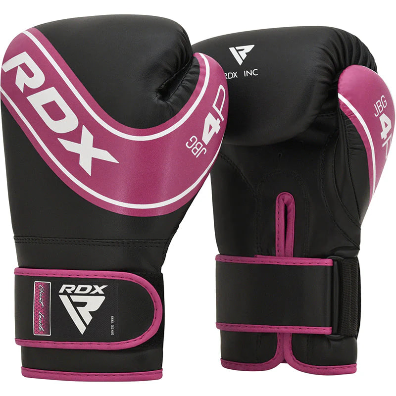 Детские боксерские перчатки RDX 4B Robo Pink