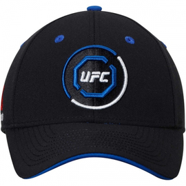 Бейсболка Reebok UFC Structured Flex Stretch Hat Black Blue, Фото № 4