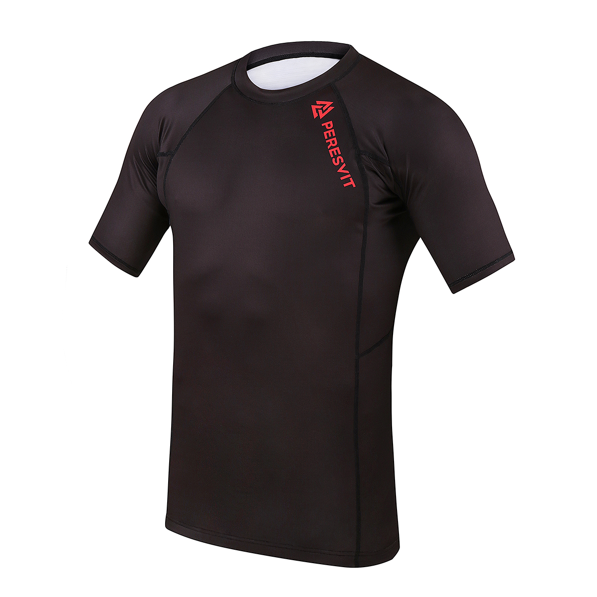 Рашгард Peresvit Core Short Sleeve Black-Red ціна