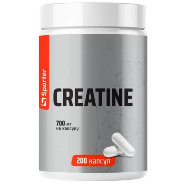 Креатин Sporter Creatine monohydrate - 200 капс