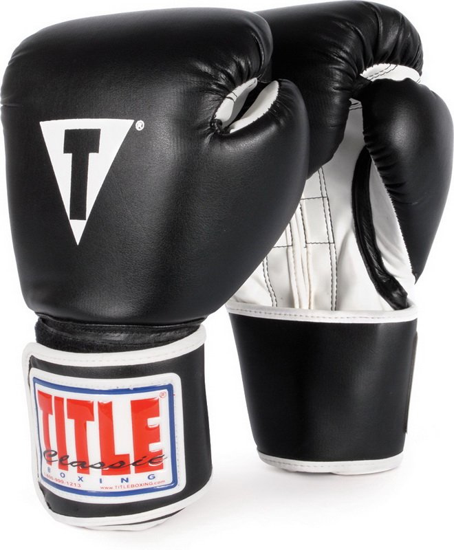 Боксерские перчатки Title Classic Pro Style Training Gloves Black