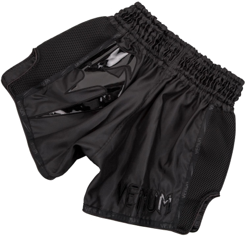 Шорты для тайского бокса Venum Giant Muay Thai Shorts Black Black купить