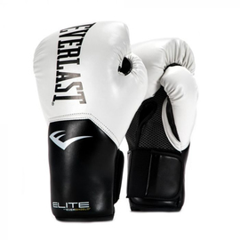 Боксерские перчатки Everlast Elite Pro Style Training Gloves White