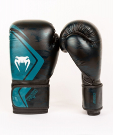 Боксерские перчатки Venum Defender Contender 2.0 Black Green, Фото № 2