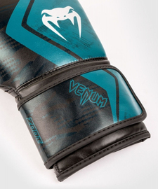 Боксерские перчатки Venum Defender Contender 2.0 Black Green, Фото № 4