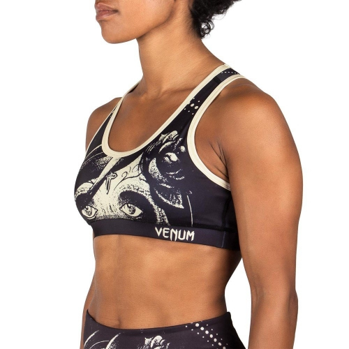 Спортивний топ Venum Santa Muerte Sport Bra Black ціна