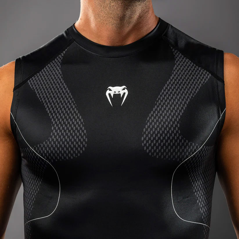 Рашгард Venum Nexus Sleeveless Rashguard Black Silver фото