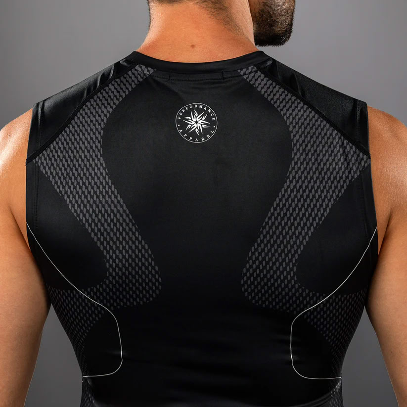 Рашгард Venum Nexus Sleeveless Rashguard Black Silver оригінал