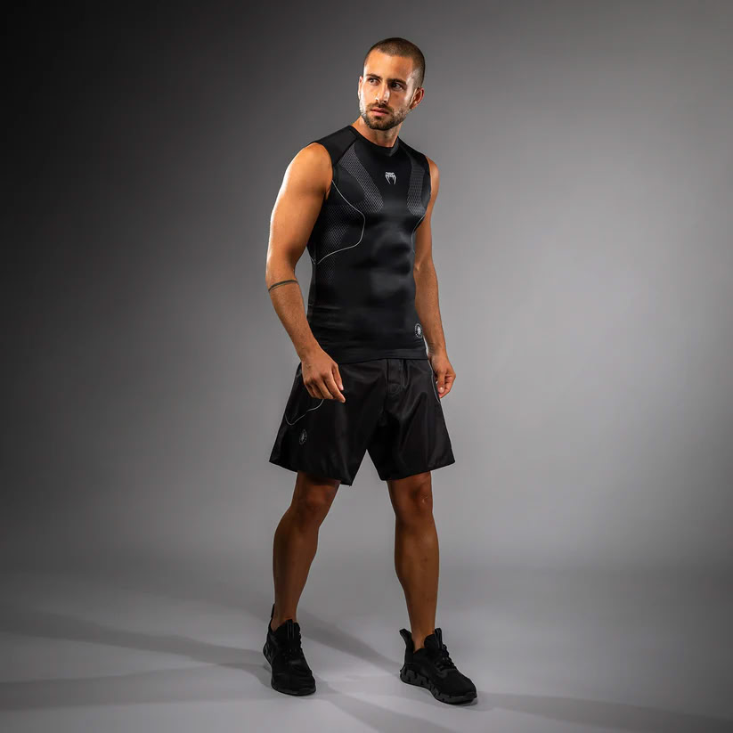 Рашгард Venum Nexus Sleeveless Rashguard Black Silver розмір