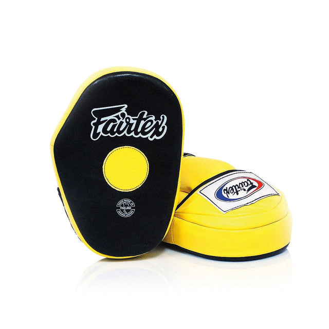 Fairtex Classic Pro Mitts Black Yellow buy