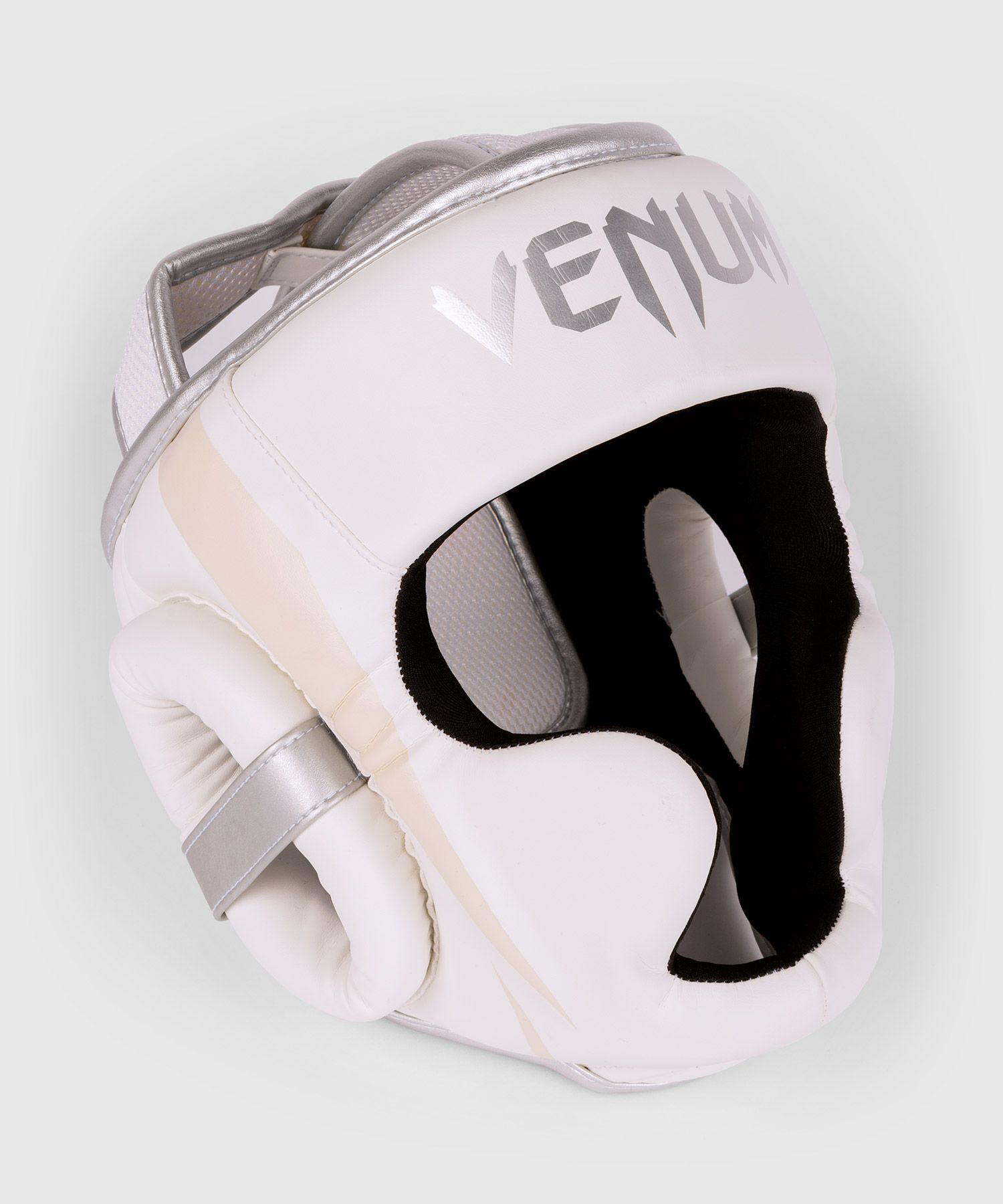 Шлем Venum Elite Headgear White Silver Pink цена