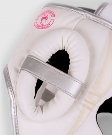 Шлем Venum Elite Headgear White Silver Pink, Фото № 4