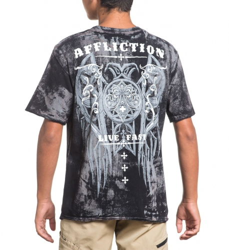 Affliction Royale Youth Silver childrens T-shirt buy