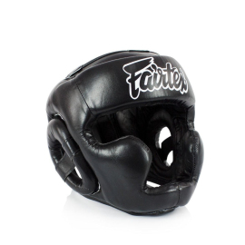 Дитячий боксерський шолом Fairtex HGK15 Headguard for Kids Black