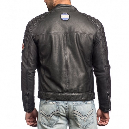 Affliction The Clash PU Leather Jacket price