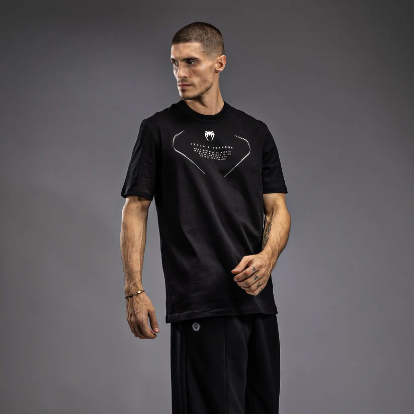Футболка Venum x TEKKEN 8 Jin Kazama T-Shirt Black Black White купити