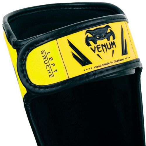 Защита голени для детей Venum Elite Standup Shinguards Neo Yellow цена