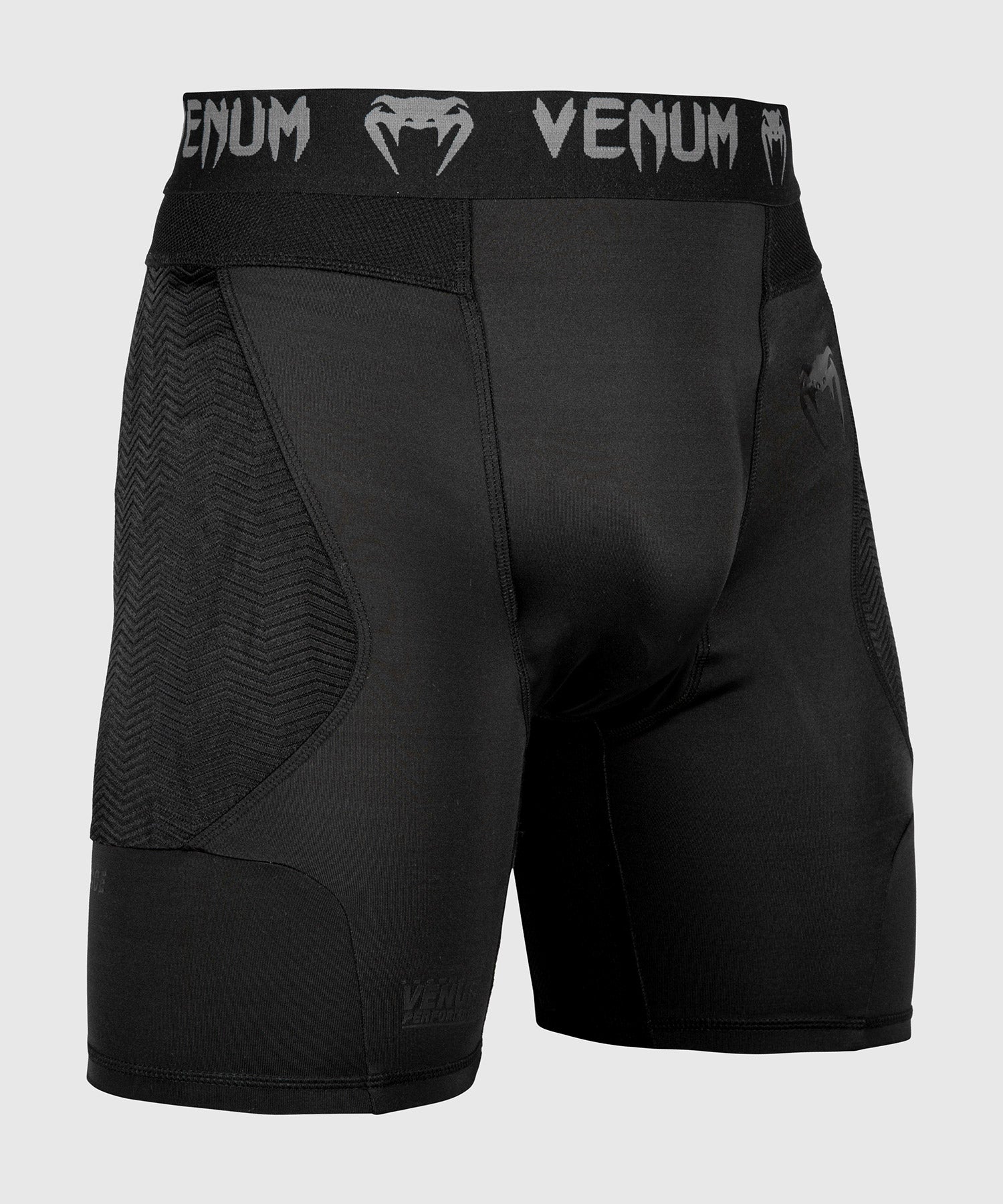 Компресійні шорти Venum G-Fit Compression Shorts Black Black ціна