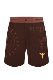 MMA shorts Peresvit Stratum Valhalla Fightshorts Brute Brown