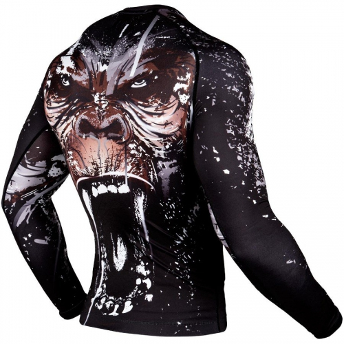 Рашгард Venum Gorilla Rashguard Long Sleeves Black розмір
