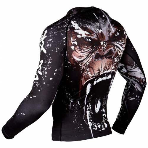 Рашгард Venum Gorilla Rashguard Long Sleeves Black оригінал